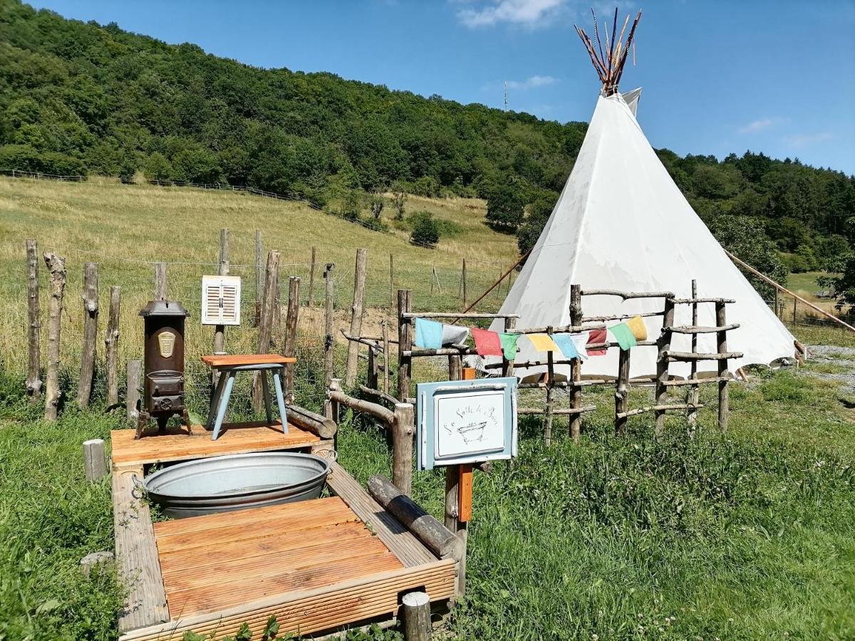 Zuruck Zur Natur - Urlaub Im Zirkuswagen, Sommeratelier Oder Schindelwagen Adenbach Экстерьер фото